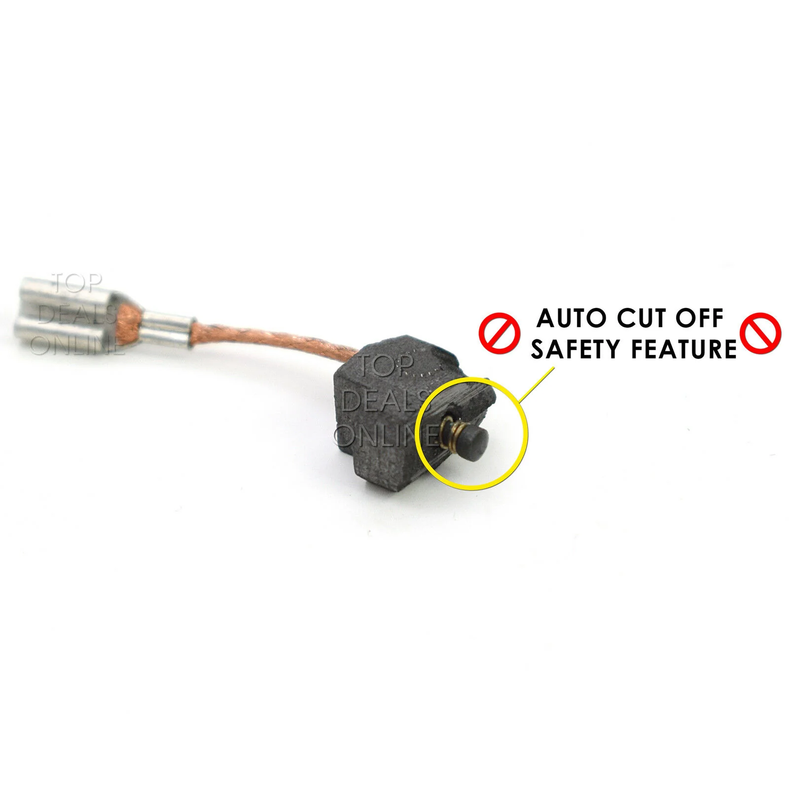 Carbon Brushes for Dewalt Angle Grinders D28111 D28116 SM125R10 with AUTOCUT OFF - Image 3